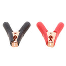 1 Pair Car Battery Test Electrical Jump Starter Lead Cable Alligator Clamps