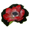 Solar Multi-Color LED Light Lamp Lotus Flower Floating Pool Garden Court La