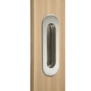 2pcs Flush Recessed Finger Pull Sliding Door Handle Kitchen Cabinet Draw ODC