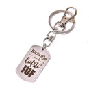 Engraved Liefste Juf Keychain 2019 Pendant Keyring Jewelry for Teacher Gi ME