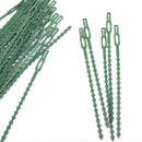 30pcs 16.5cm Plastic Cable Ties Gardening Clips Plant Ties Green