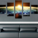Modern Wall Hanging Canvas Picture Art Print Painting Home Decor Sunrise-S