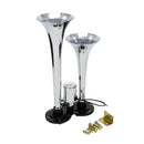 12V/24V Dual Trumpet Train Air Horn Kit for Car Truck SUV VAN Boat Loud 150db