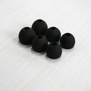 6x Black In Ear Bud Head Phones Gel Tip Covers Small Medium Large M&O