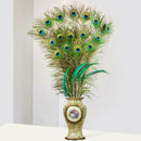 10pcs Natural Peacock Tail Eyes Feathers Wedding Festival Decor Party 25-30 T7E4