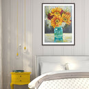 5D DIY Full Round Drill Diamond Painting Flowers Art Embroidery Kits (B908)