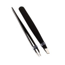 Professional Eyebrow Tweezer Slanted Hair Beauty Woman Beauty Makeup Black M&E