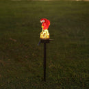 Solar Power LED Parrot Lawn Light Waterproof Garden Landscape Lamp (Red) A