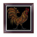 5D Diamond Painting DIY Embroidery Cock Animals Cross Crafts Stitch Decor