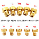 5Mm Large Round Carb Main Jets for Mikuni Carburetor VM22 VM24 VM26 125Cc 1