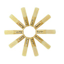 10 Pieces Clarinet Reeds Strength 2.5 DIY Parts for Beginners Professionals