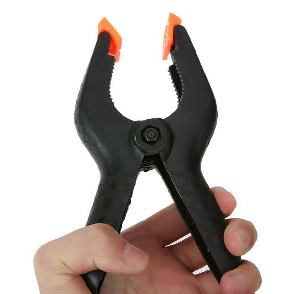 4PCS 6 Inch Plastic Nylon Spring Clamps Clip Tips Set for Photography plate #JT1