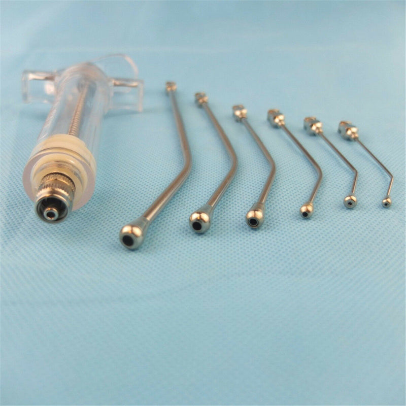 Veterinary Crop Feeding Kit - 6Pc curved gavage tubes & 1Pc Syringe