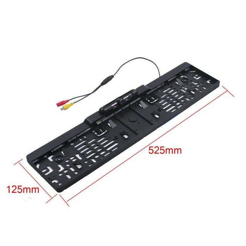Eu Car License Plate Frame Rear View Camera Hd Rear View Camera Reverse Rea U9N4