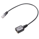 Dual 3.5mm Female To RJ9 JackAdapter Convertor PC Headset Telephone UsingCabl Gw
