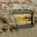 72W 6500K 24LED Truck Spotlight Lamp Yellow Lens Work Light Bar 5in 12V  DQD