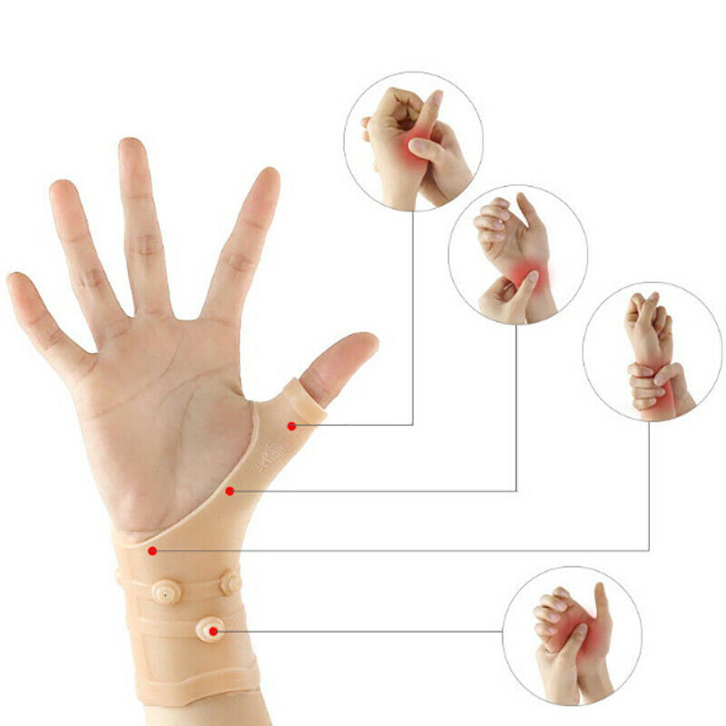 Magnetic Therap Thumb Support Massage corrector wrist gloves for men wo Pg