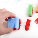 Cute Children Sponge Paint Brushes Toys DIY Letters Graffiti Drawing Set