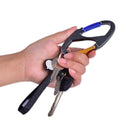 8 Shaped Carabiner Keychain Snap Clip Hook Hiking Buckle Outdoor Camping Too Gw