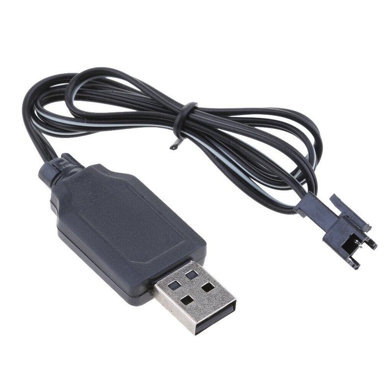 4.8V 250mA USB Charging Cable Ni-Cd Ni-MH SM Plug Adapter for Toys Car