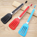 Silicone Cooking Kitchen Tongs Food BBQ Salad Bacon Steak Bread Clip Clamp Tools
