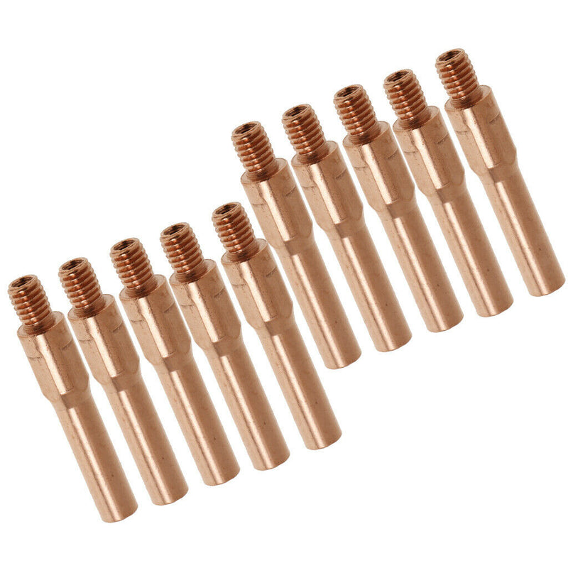 10 Pieces Red Copper Gas Shielded Weld Welding Welder Contact Nozzle  1.4mm