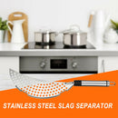 Slag Drainer Filtering Rack Sieve Stainless Steel Pot Strainer Kitchen Gadgets