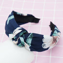 Boho Wide Headband Knot Turban Hair Hoop Wrap For Women Flower,Stripe,Polka Dot