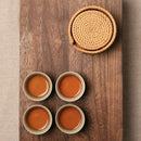 6pcs/lot Creative drink Coasters set for kungfu tea accessories round table S9W1