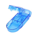 2 pcs Mini Useful Portable Storage Box Medicine Pill Holder Tablet Cutter S K9N4