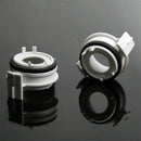 2pcs White H7 HID Bulb Conversion Adapter Holder for BMW 318i E46 3 Series 99-06