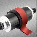 Red External Fuel Pump Filter Mounting Bracket Holder For Walbro Sytec & Bosch