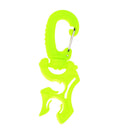 Scuba Diving Double BCD Hose Holder Retainer with Snap Rotates Clip Yellow