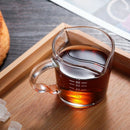 Creative Double Mouth Scale Glass Cup High Temperature Resistance Transpare