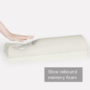 Memory Foam Half Moon Bolster Knee Neck Roll Pillow Pain Lumbar Relief H0H3