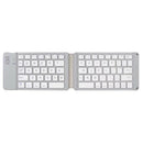 Sized Mini Foldable Bluetooth Keyboard for Tablet Smartphone (Gray)