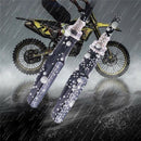 2X Motorcycle Turn Signal Light LED Flowing Water Amber  Indicator Flashers   Ew
