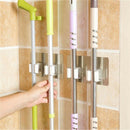 5X(Wall tile sticking Mop Organizer Holder Rack Plastic wall mounted Brush I5I7)