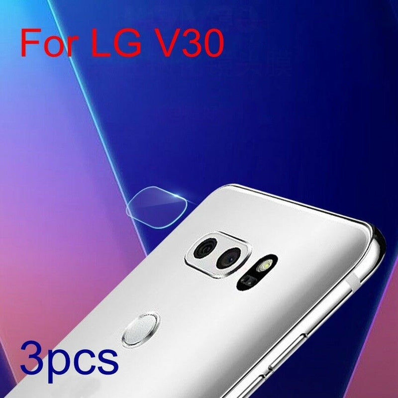 3PC Anti-Scratch Back Camera Lens Protector Film Guard Tempered Glass For LG V30
