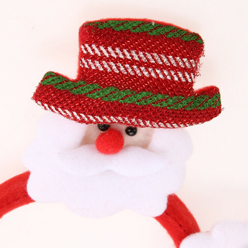 Cartoon Flashing Christmas Headband Light Up Accessories (Santa Claus)
