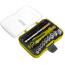 1X(47pc Precision Security Screwdriver Extension Metric Hex Torx Socket Bit