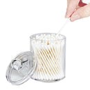Dispenser Apothecary Jars Bathroom Holder Storage Canister Clear Plastic Ac