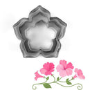 3x Metal Flower Shaped Chocolate Cookie Cake Baking New W0P8 Mold Mould Z5K6