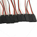 10*150mm 3Pin Servo Extension Lead Wire Cable Cord Fe To Male