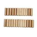 M3 x 16mm Female Threaded Brass Hex Standoff Pillar Spacer Nut 25pcs