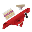 Tenor Saxophone Accessory Kit Rubber Mute+Cork Grease+Cleaning Cloth+Reeds