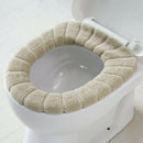 Washable Bathroom Toilet Seat Filling Soft Warmer Mat Cover Pad Cushion P7D4