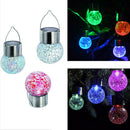 Outdoor Solar LED Lights Crystal Ball Garden Fairy lamp Color Change Party GMN