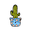 Cartoon Cute Potted Plant Brooch Badge Unisex Shirt Enamel Pins (Style 8)