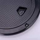 Marine Boat RV Black Plastic 8Inch Access Hatch Cover Screw Out Deck Plate